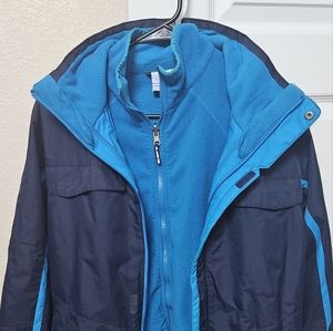 Columbia jacket with inner liner
